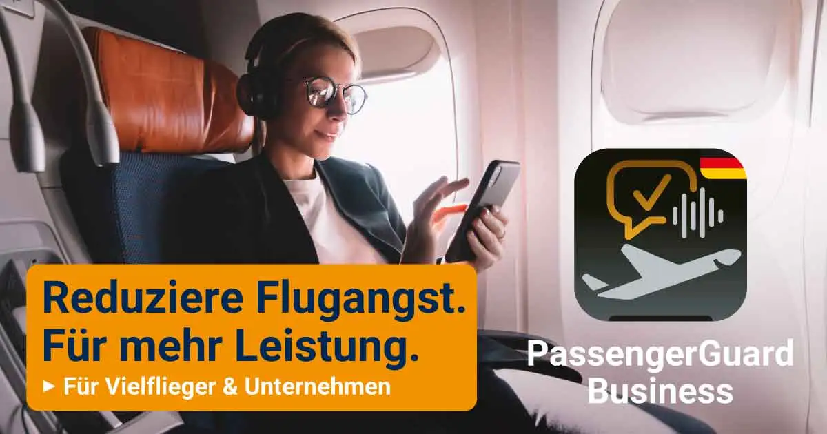 Reduziere Flugangst und Stress als Vielflieger. Für mehr Leistung und Energie am Zielort