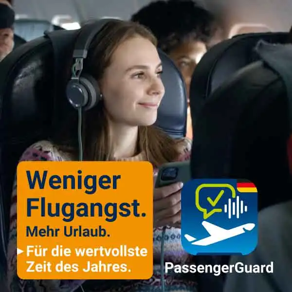 Weniger Flugangst, Mehr Urlaub.